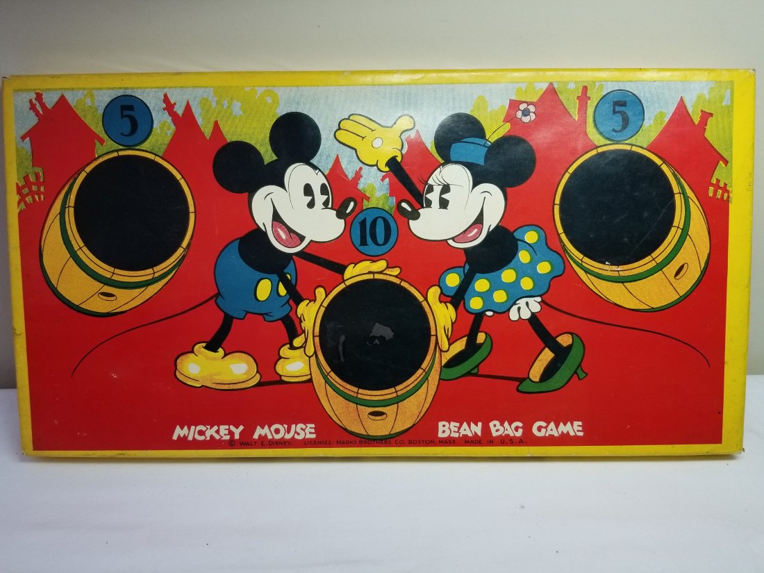 Mickey Mouse Bean Bag Game ~ 1930 Marks Toy Co (1 of 10)
