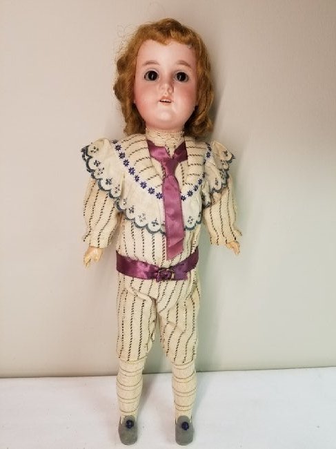 Karl Hartmann Bisque Head Boy doll ~ Original Clothes (1 of 7)