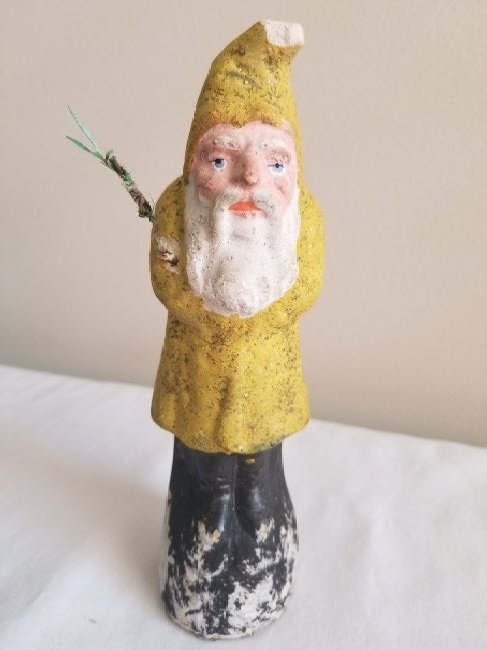 Antique Yellow Belsnickle Santa ~ Germany ~ (1 of 5)