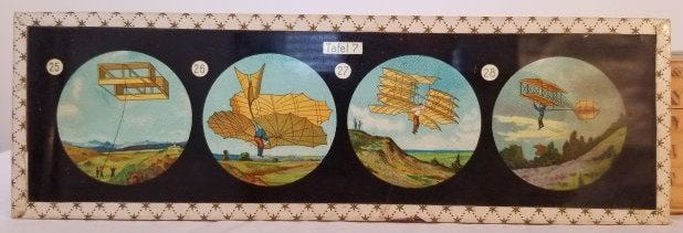Magic Lantern Slide ~ Early Aviation (1 of 3)