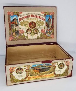 Old German Lebkuchen Box ~ Litho Paper on Wood (1 of 7)