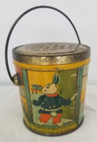 Peter Rabbit Candy Pail ~ Lithographed Tin (1 of 3)