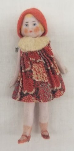 ANTIQUE GERMAN DOLLHOUSE DOLL ~ ORIGINAL CLOTHES ~ (1 of 1)