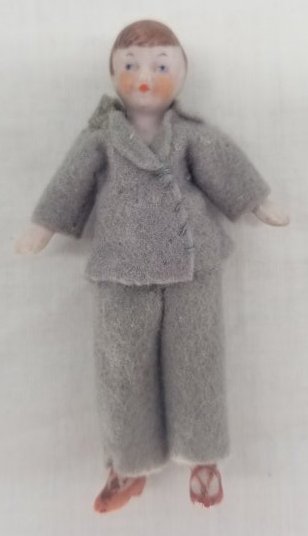 ANTIQUE GERMAN DOLLHOUSE DOLL ~ ORIGINAL CLOTHES ~ (1 of 1)