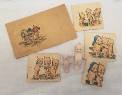 Kewpie Doll Lot ~ Miniature Bisque ~ Germany ~ (1 of 4)