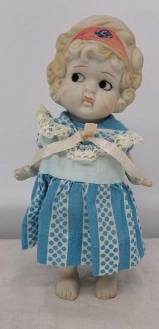 All Bisque Doll with Original Dress (1 of 2)