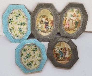 Vintage German Dresden Dollhouse Trays (1 of 4)