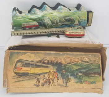 Technofix Mountain Express ~ US Zone Germany Tin Toy (1 of 5)