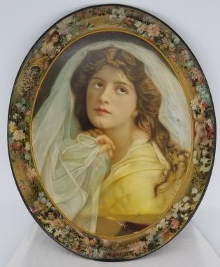 Victorian Lithographed Tin Tray (1 of 5)