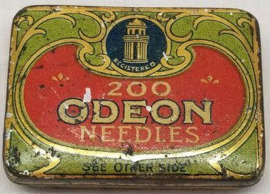 Odeon Phonograph Needle Tin (1 of 2)