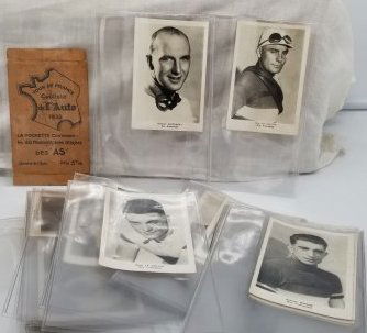1933 Tour De France Folder with 40 Photos of Cyclist (1 of 3)