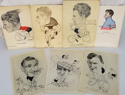 Lot of Vintage Bicycle Postcards (1 of 5)