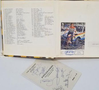 61 Vintage Cycling Trade Cards ~Many Autographed (1 of 7)