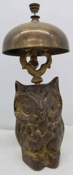 Brass Owl Hotel / Service Counter Bell (1 of 3)