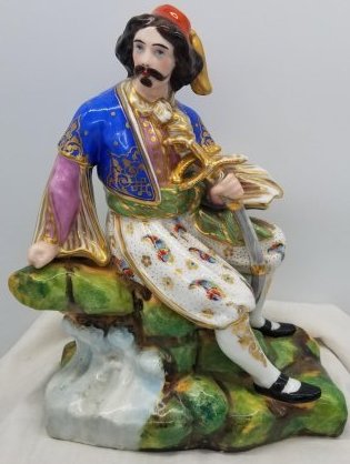 Large Antique Continental Porcelain Figure (1 of 4)