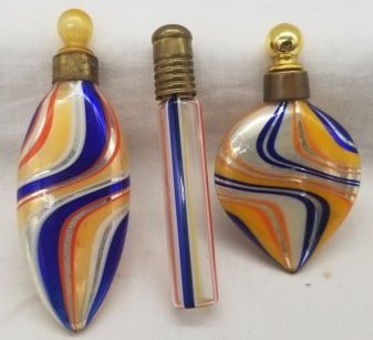 3 Fadenglas Perfume Flacons (1 of 2)