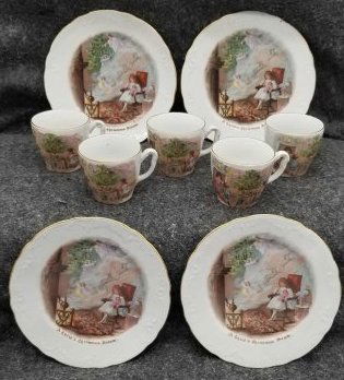 Antique German Christmas Childs Tea Set (1 of 6)