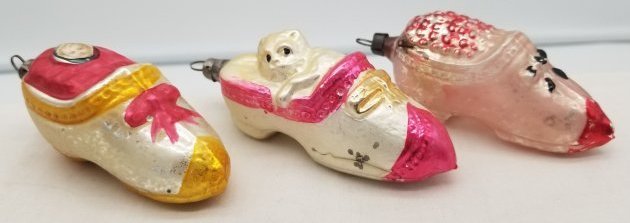 Old German Blown Glass Christmas Feather Tree Ornaments (1 of 7)