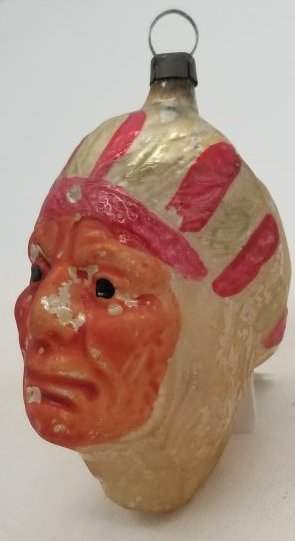 Old German Blown Glass Christmas Feather Tree Ornaments (1 of 3)