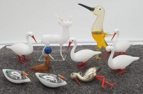 Old German Art Glass Christmas Ornaments (1 of 6)