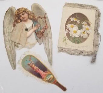 Victorian Fringe Edge Cards & Angel tree top (1 of 8)