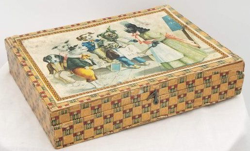 Victorian Puzzle Blocks ~ Lithographed Paper on Wood ~ Germany (1 of 6)