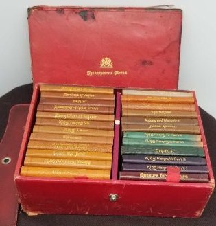 Knickerbocker 24vol Leather Shakespeare Library in Box (1 of 6)