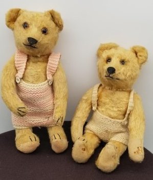 Antique German Mohair Teddy Bear Twins ~ Charming (1 of 7)