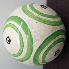 Antique Staffordshire Carpet Ball (1 of 3)