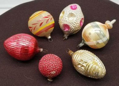 German Blown Glass Feather Tree Ornaments (1 of 4)
