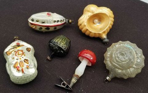 German Blown Glass Feather Tree Ornaments (1 of 4)