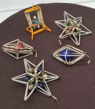 German Blown Glass Feather Tree Ornaments (1 of 4)