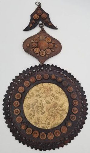 Mid Century Leather Picture Frame ~ Large (1 of 5)