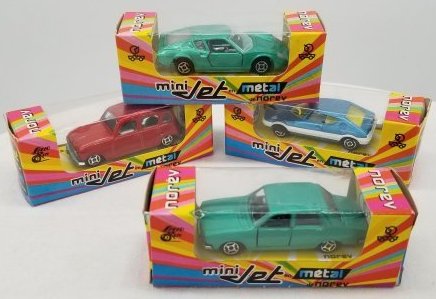 Collection Norev Die Cast Cras in Original Boxes ~ Made in France: a nice little collection of die cast cars, Norev France