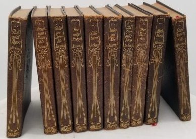 Charles Dickens 10 Volume Leather-Bound set . (1 of 6)