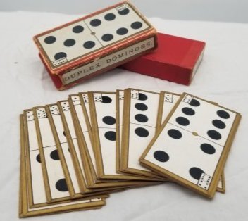 Duplex Dominoes Cards ~ circa 1900 (1 of 5)