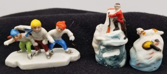 Old German Porcelain Christmas Figures (1 of 6)