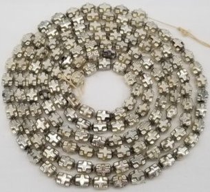 Very Unusual Old Germany Glass Bead Christmas Garland (1 of 3)