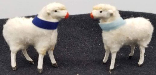 Wooly German Christmas Putz Sheep (1 of 1)