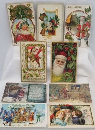 Collection Antique Santa Claus Postcards (1 of 6)