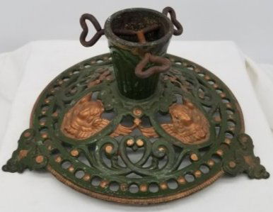 Cast Iron Christmas Tree Base ~ Angels ~ (1 of 3)
