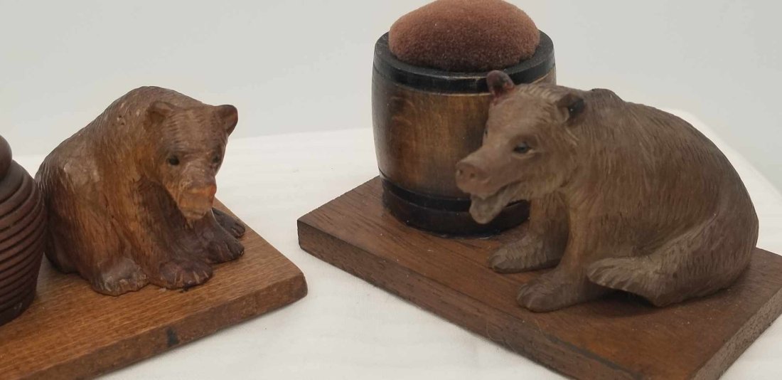 Black Forest Bear Pincushions (1 of 2)