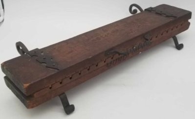 Cigar Mold / Press circa 1900 ~ Mundi Victor ~ Original Iron Mounts (1 of 8)