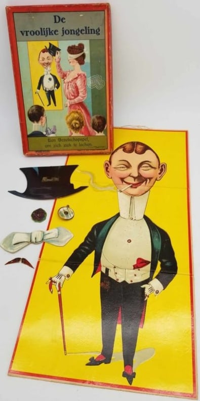 Spears Game ~ 1890s: a beautiful game, box is about 8 x 12 inches