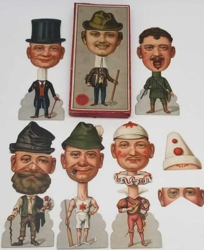 Puzzle circa 1910: a beautiful puzzle, box is about 5 x 10 1/2 inches