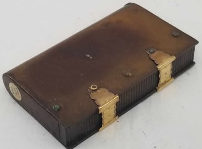 19th Century Match Safe ~ Vesta Case ~ Gutta Percha (1 of 3)