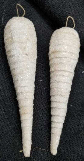 Vintage Spun Cotton Icicles ~ Old German (1 of 1)