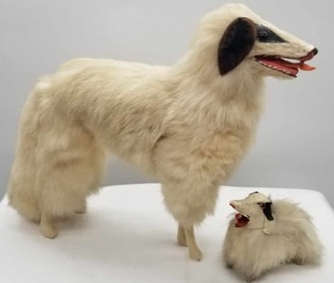 Dog Candy Container ~ French or German circa 1900 (1 of 7)