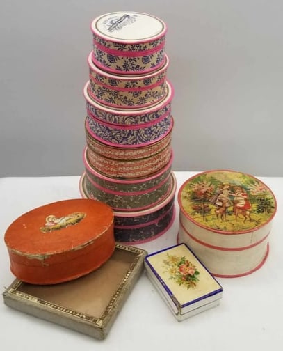 Candy & Pharmacy Boxes circa 1910 (1 of 6)