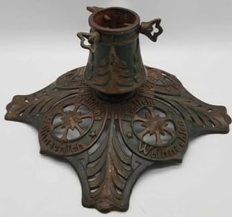 Cast Iron Christmas Tree Stand ~ Germany circa 1930 (1 of 4)